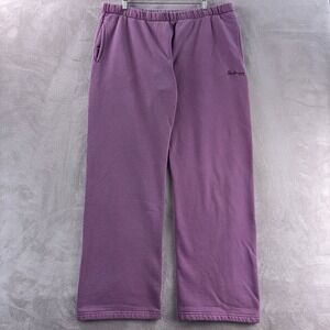 Madhappy Classic Fleece Straight Sweat Pants Womens Size XXL Purple Midweight